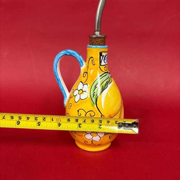 Vintage Ceramic Oil/ Olio Dispenser - Hand Painted in Sorrento Italy - Picture 6 of 7